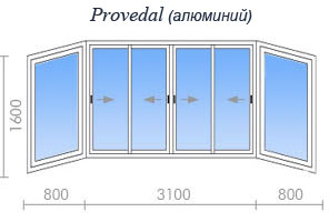 Остекление балкона WDS